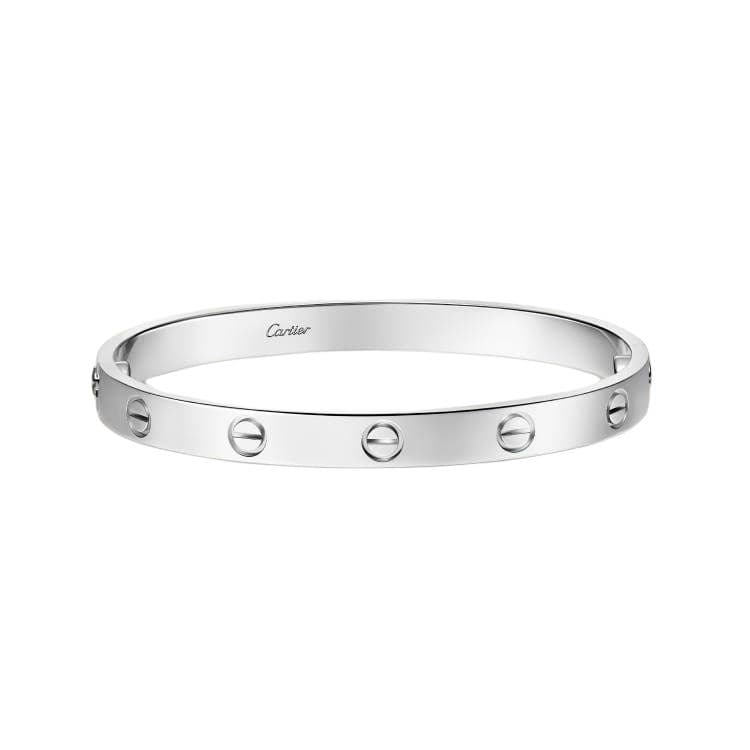 CARTIER/卡地亚 Cartier Love Bracelet 18K White Gold