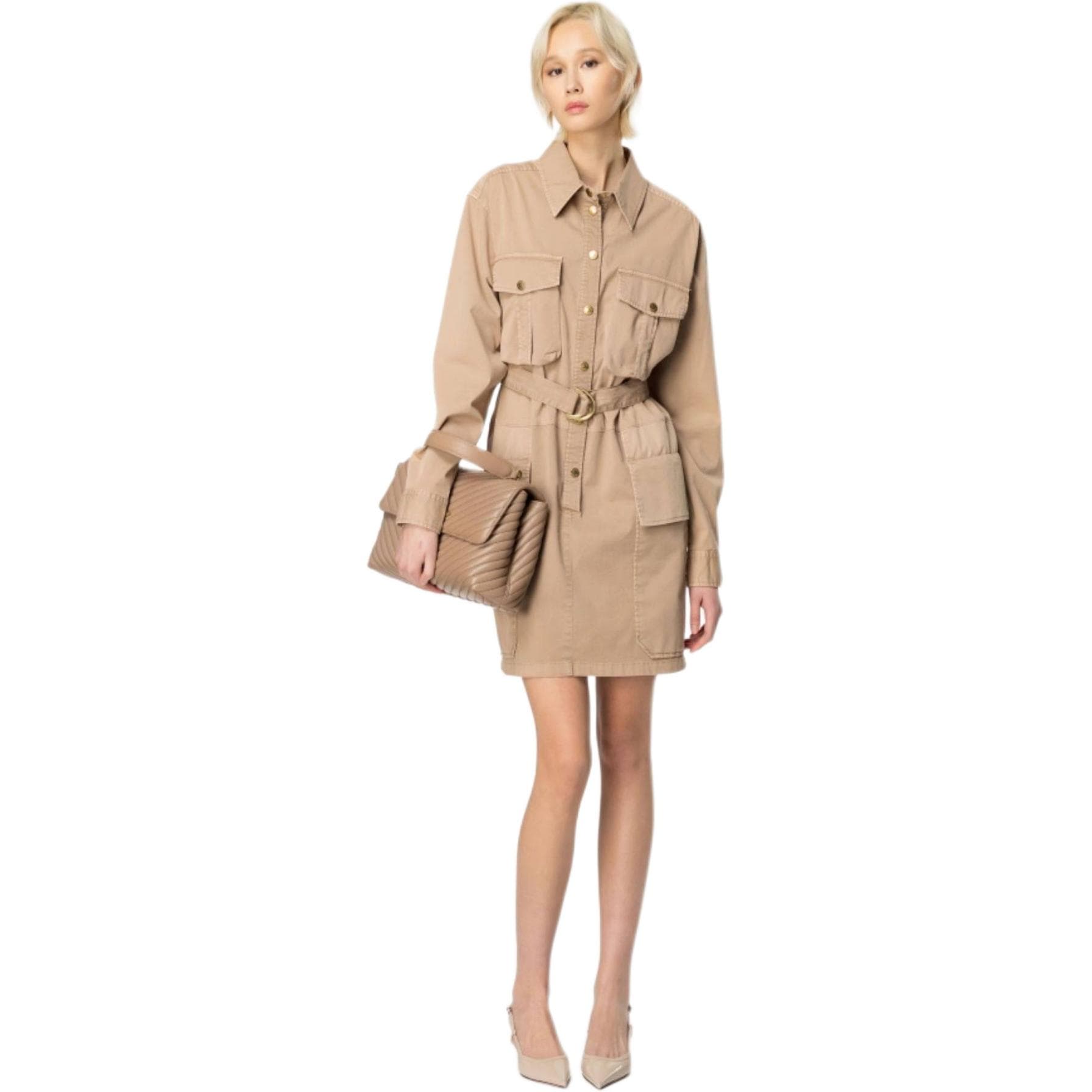 PINKO Old Wash Utility Dress