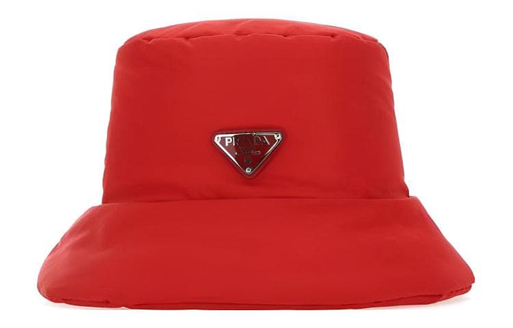 PRADA Bucket Hat Red
