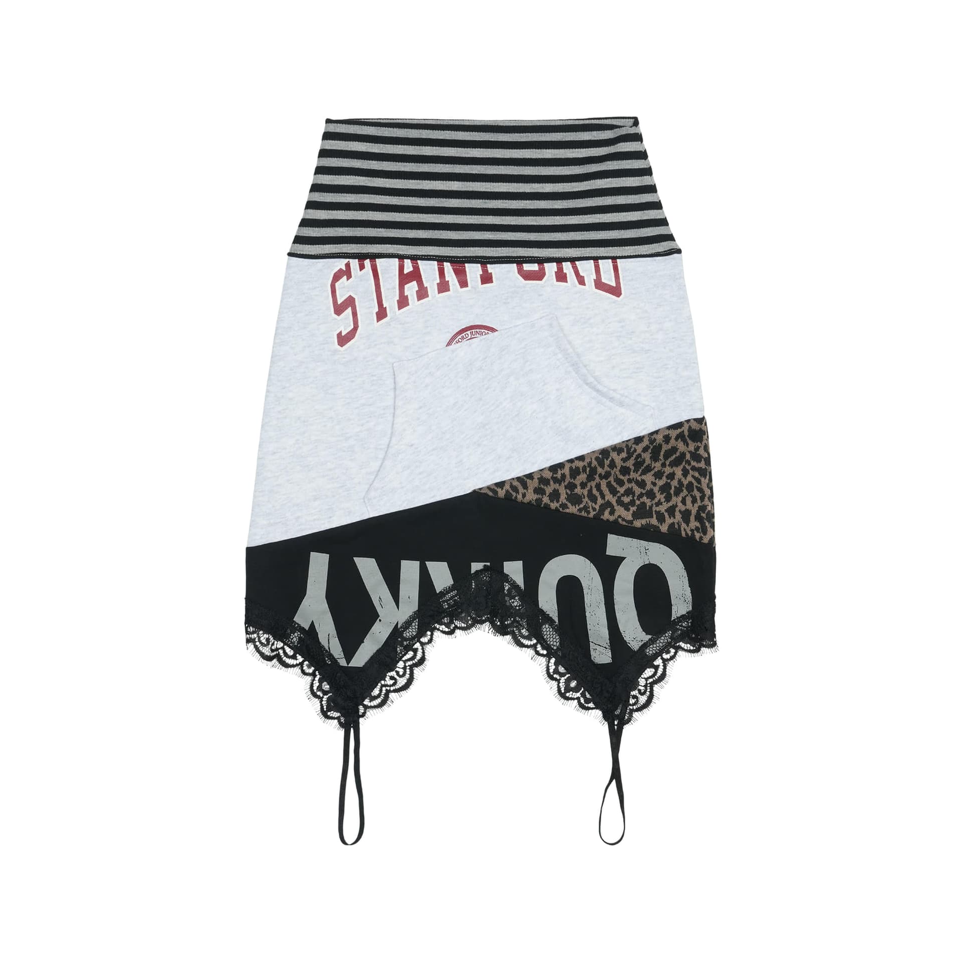 GRAILZ SS26 UPSIDE DOWN REWORK SWEAT SKIRT H