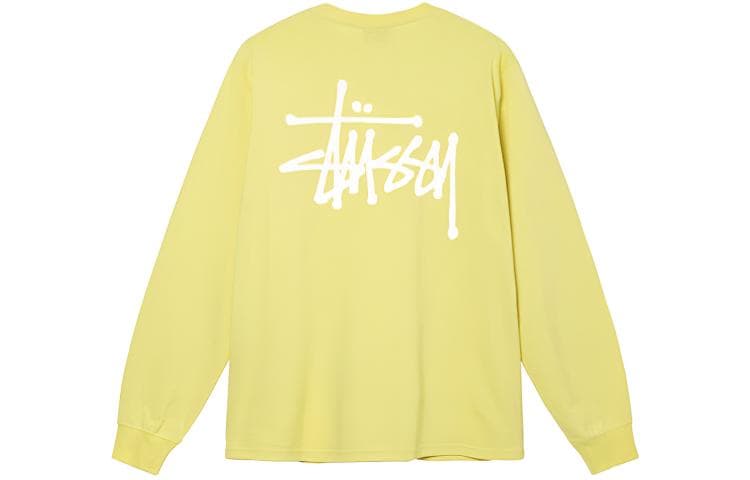 Stussy Classic Logo Crewneck Long Sleeve Tee