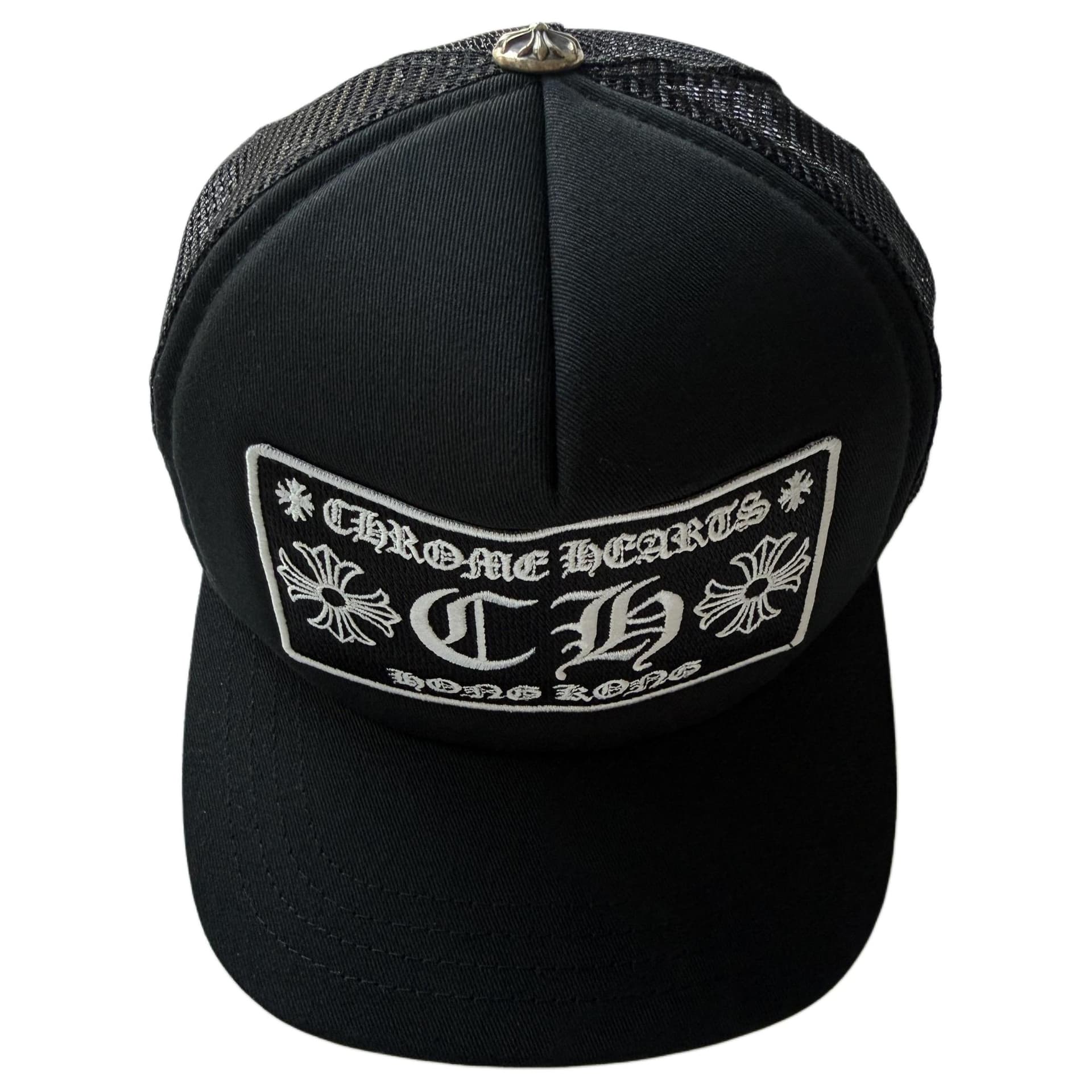 Chrome Hearts 克罗心 印花图案设计 棉 棒球帽 男女同款情侣款 黑色