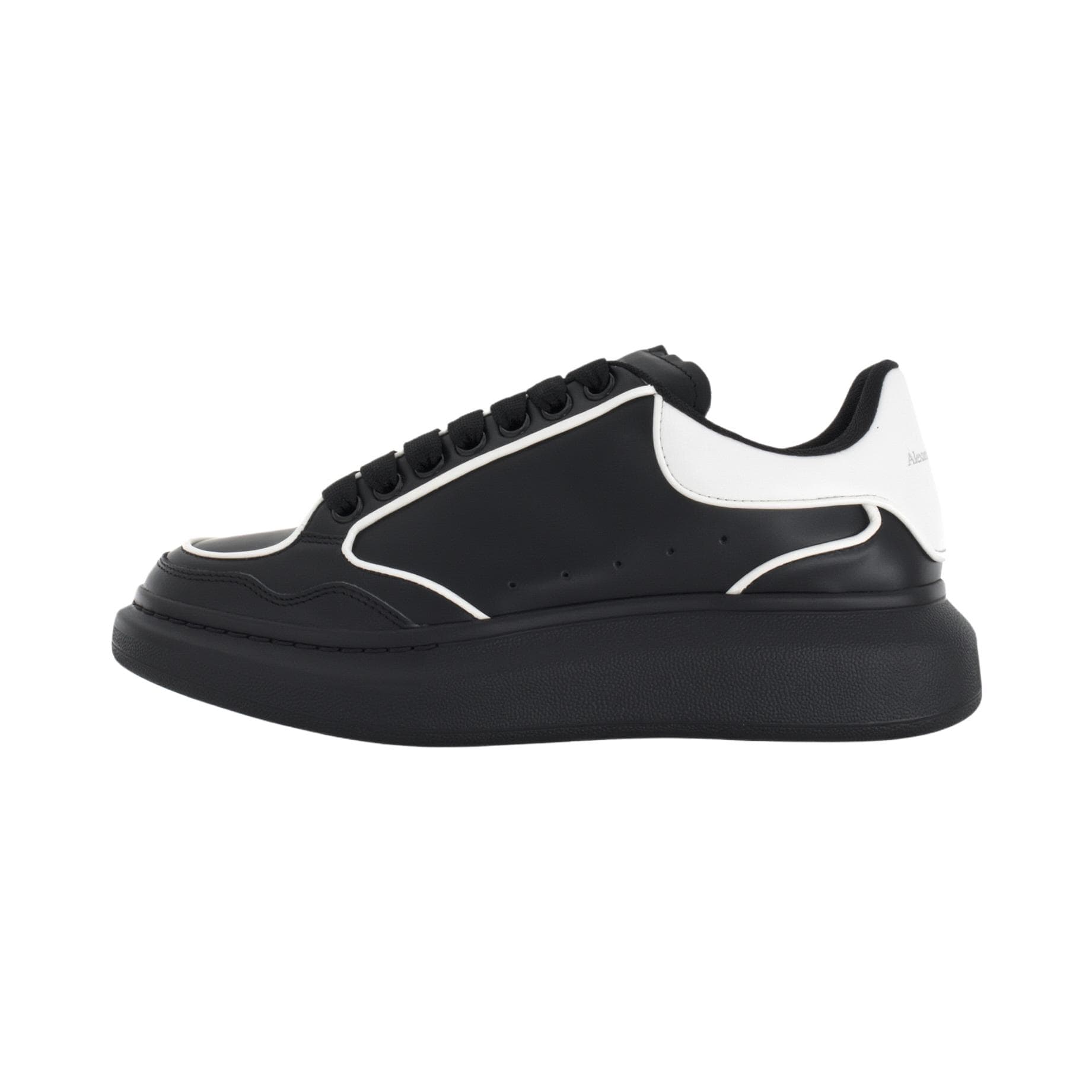 Alexander McQueen Low Top Leather Sneakers Black