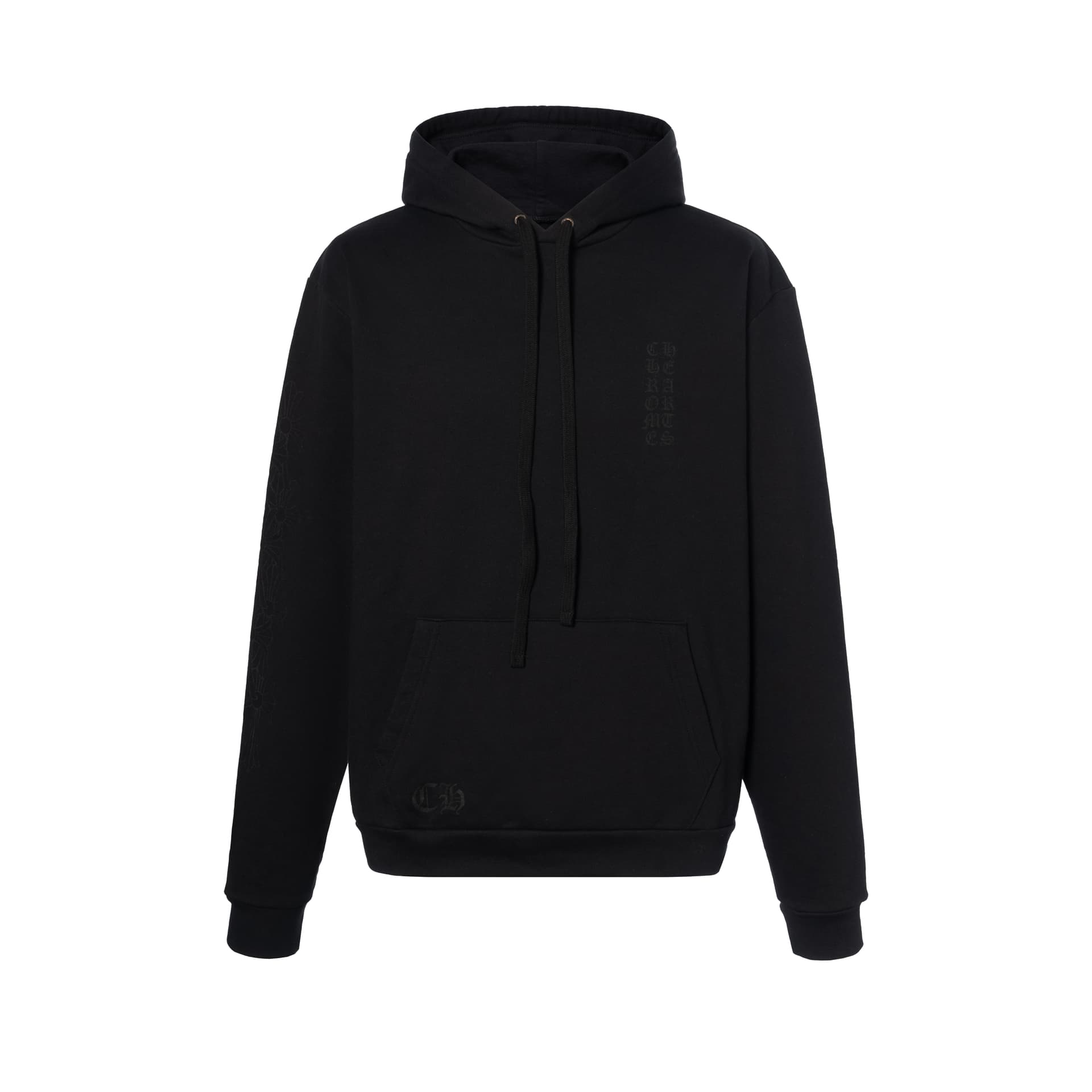 Chrome Hearts 克罗心 迈阿密限定 暗纹十字架连帽长袖 卫衣 男款
