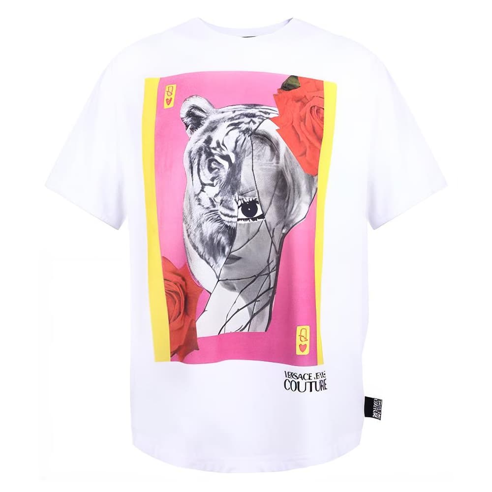VERSACE JEANS COUTURE Versace Jeans Abstract Photo T-Shirt