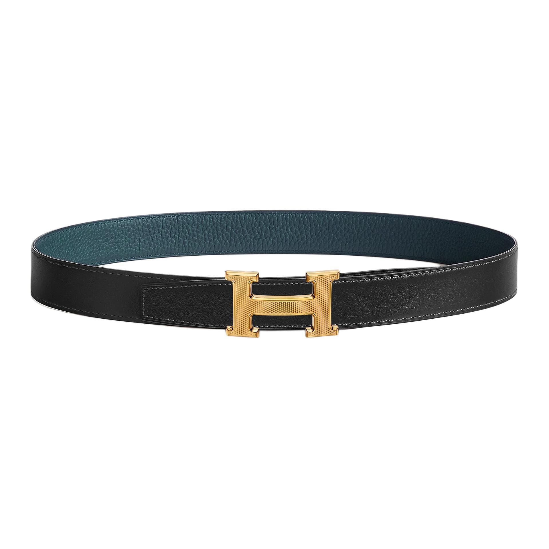 HERMES/爱马仕 Hermes H Guillochee Belt