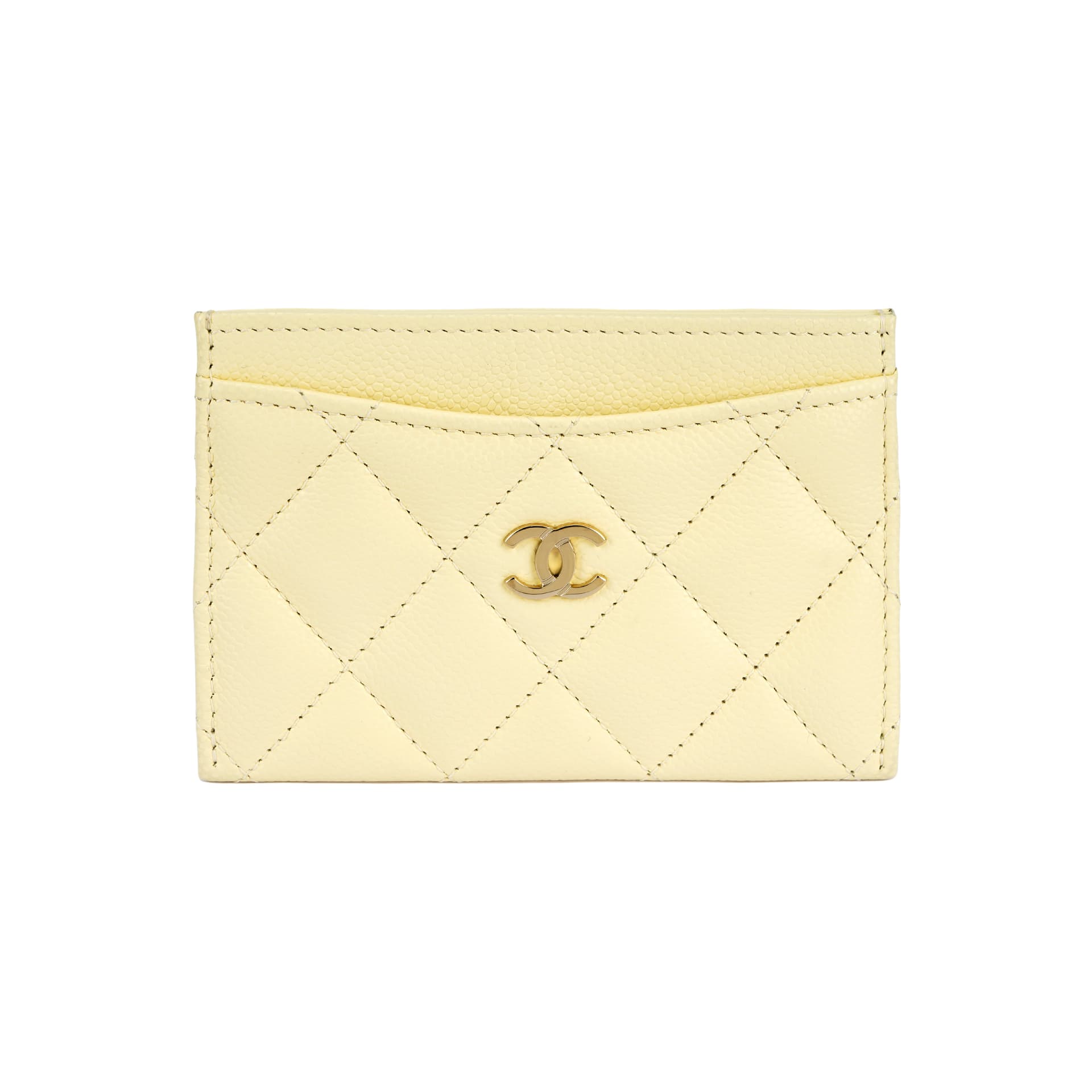 Chanel Card Holder Yellow