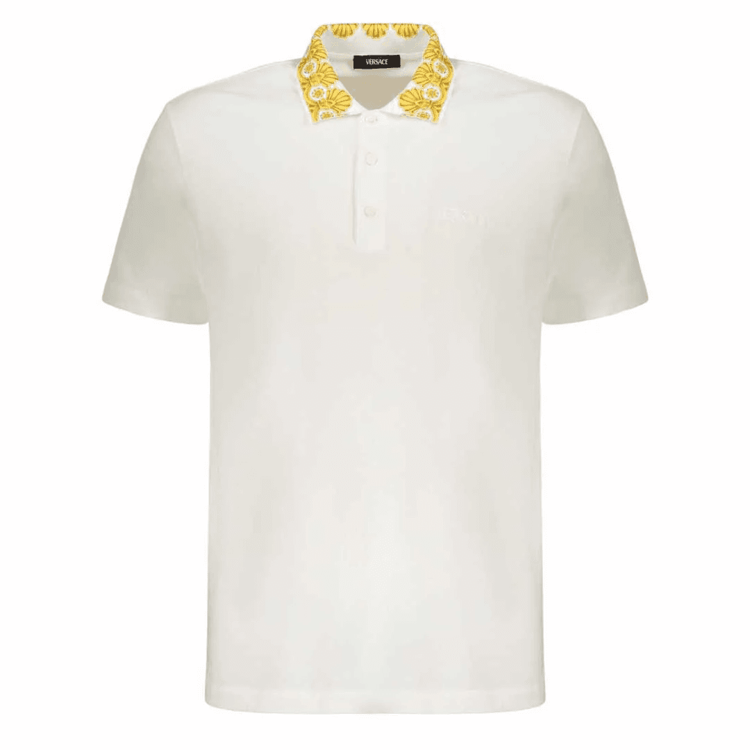 VERSACE/范思哲 Versace SS24 Logo Polo White