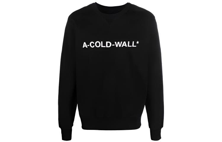 A-COLD-WALL* SS22 Logo Crewneck Sweatshirt Black