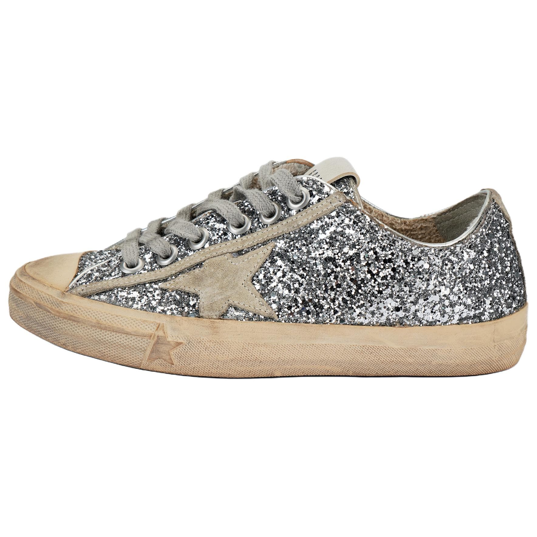 Golden Goose V-Star Silver