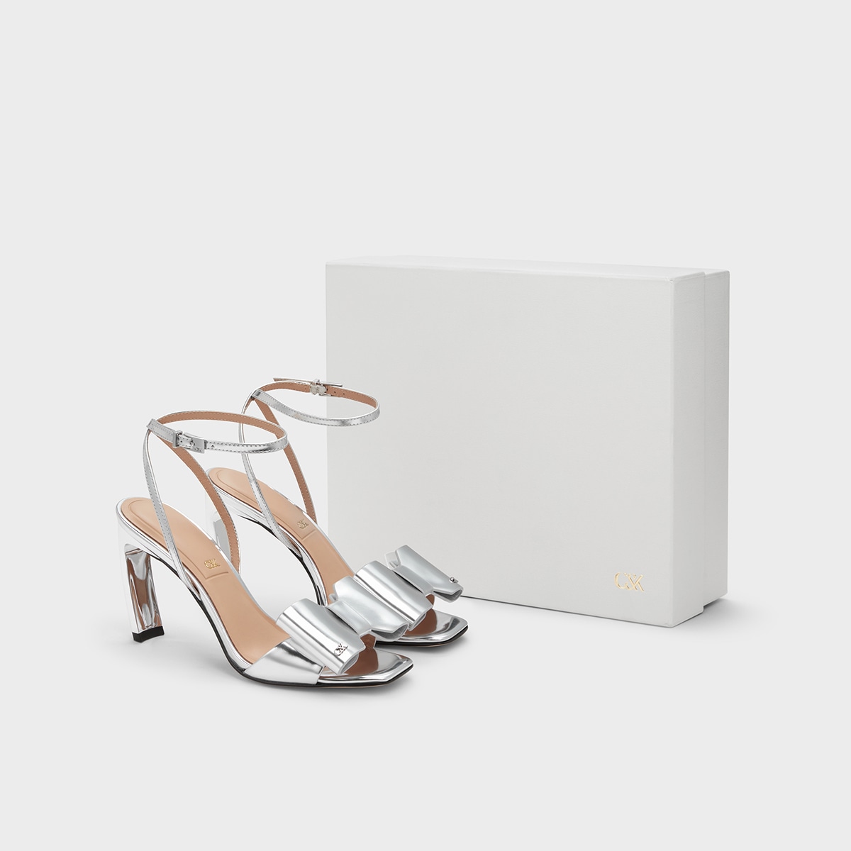 Charles&Keith CHARLESKEITH ck 9.1cm Silver — фото 3