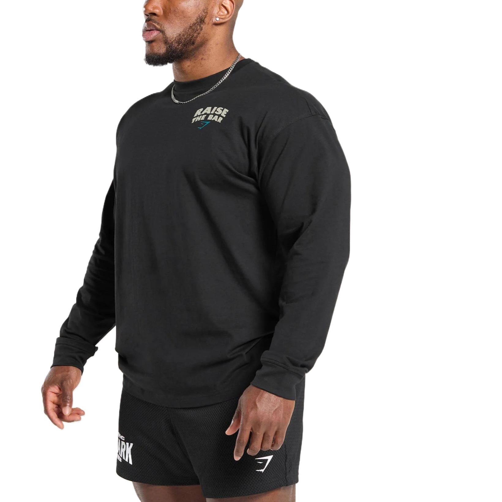 Gymshark Long Sleeve Tee Black — фото 2