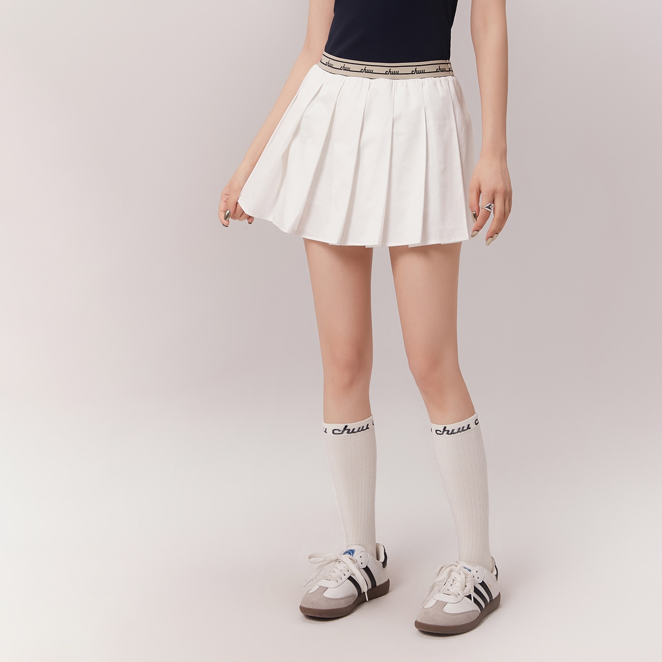 Chuu High Waist Pleated Skirt — фото 2