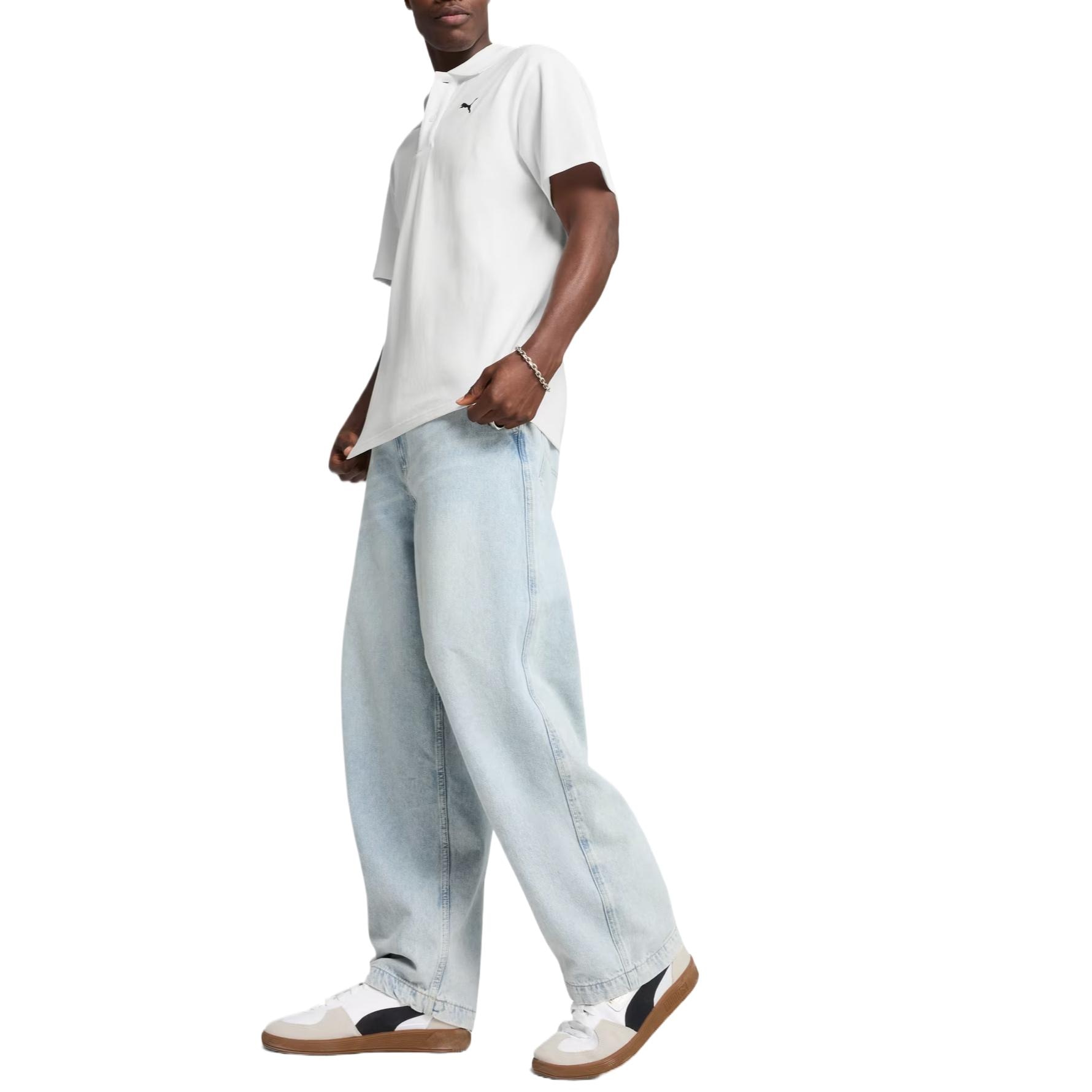 Puma ESS Polo Shirt White — фото 8