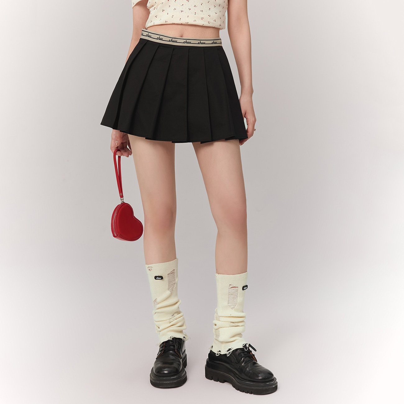Chuu High Waist Pleated Skirt — фото 6