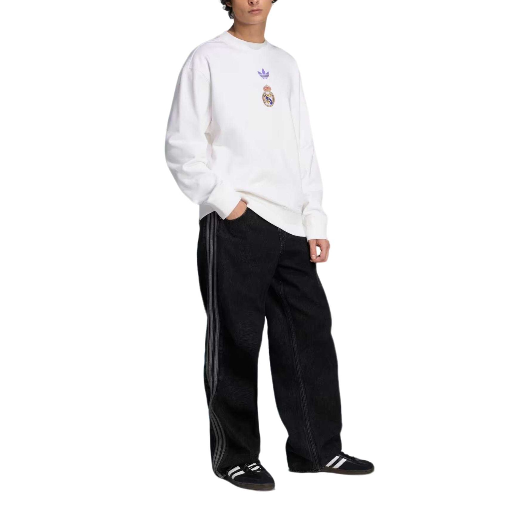 adidas originals Real Madrid LFSTLR Crew Sweatshirt — фото 3