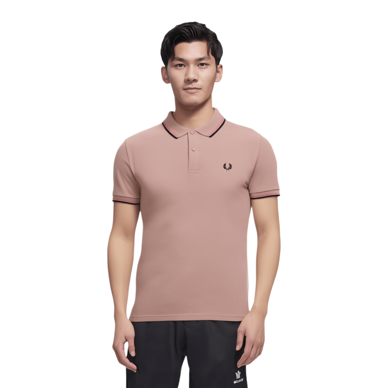 Fred Perry Polo Shirt Deep Pink — фото 2