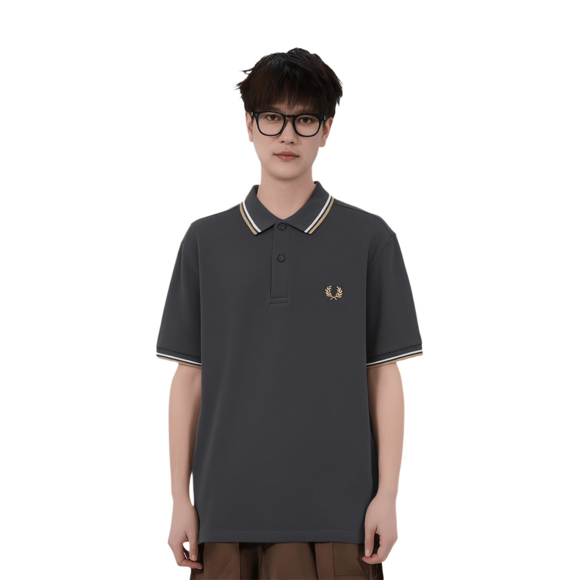 Fred Perry Polo Deep Grey — фото 3