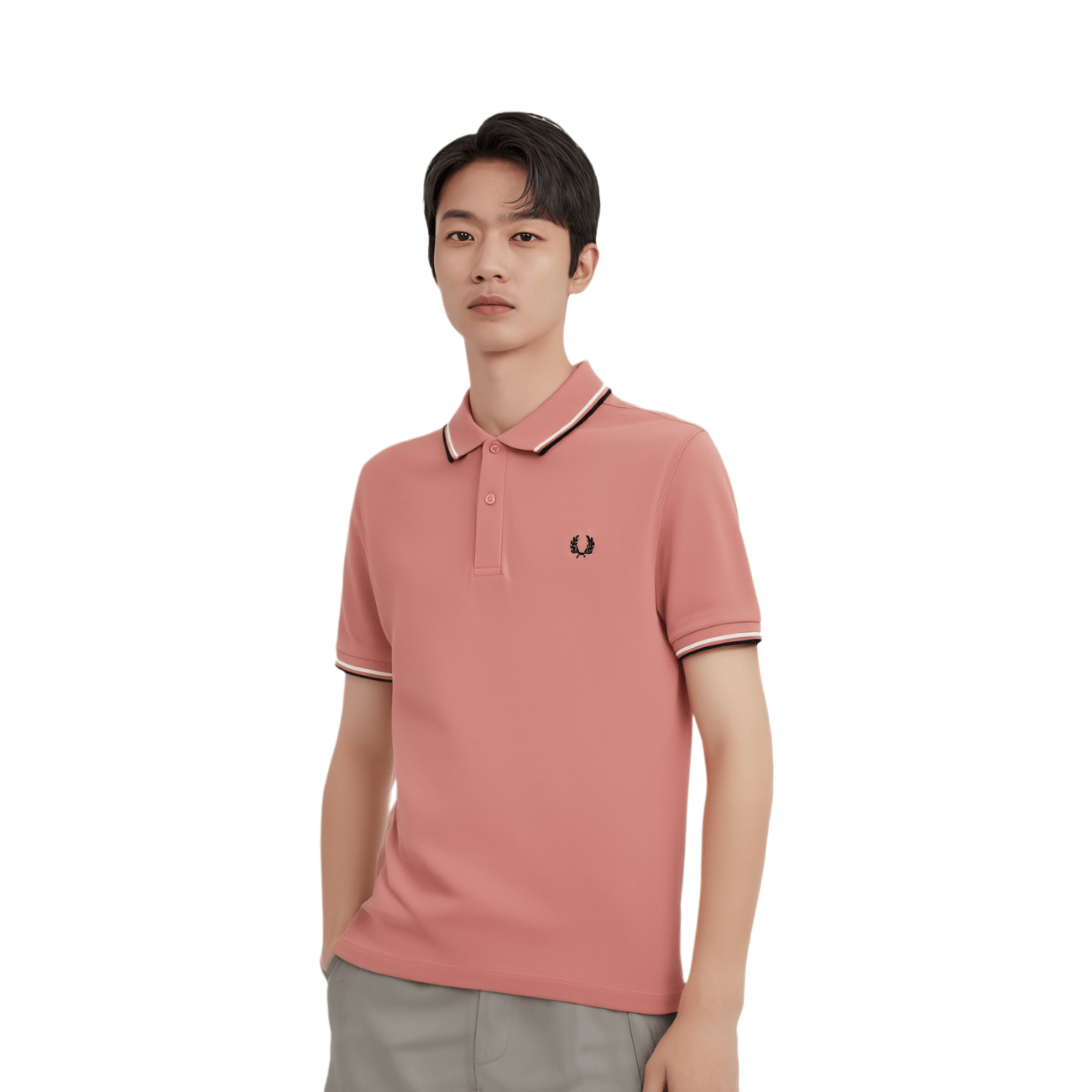 Fred Perry Polo Shirt Pink — фото 5
