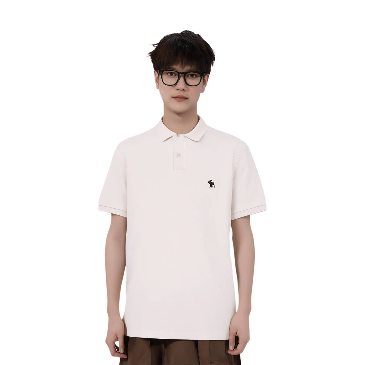 Abercrombiefitch Abercrombie & Fitch Classic Polo Beige — фото 2