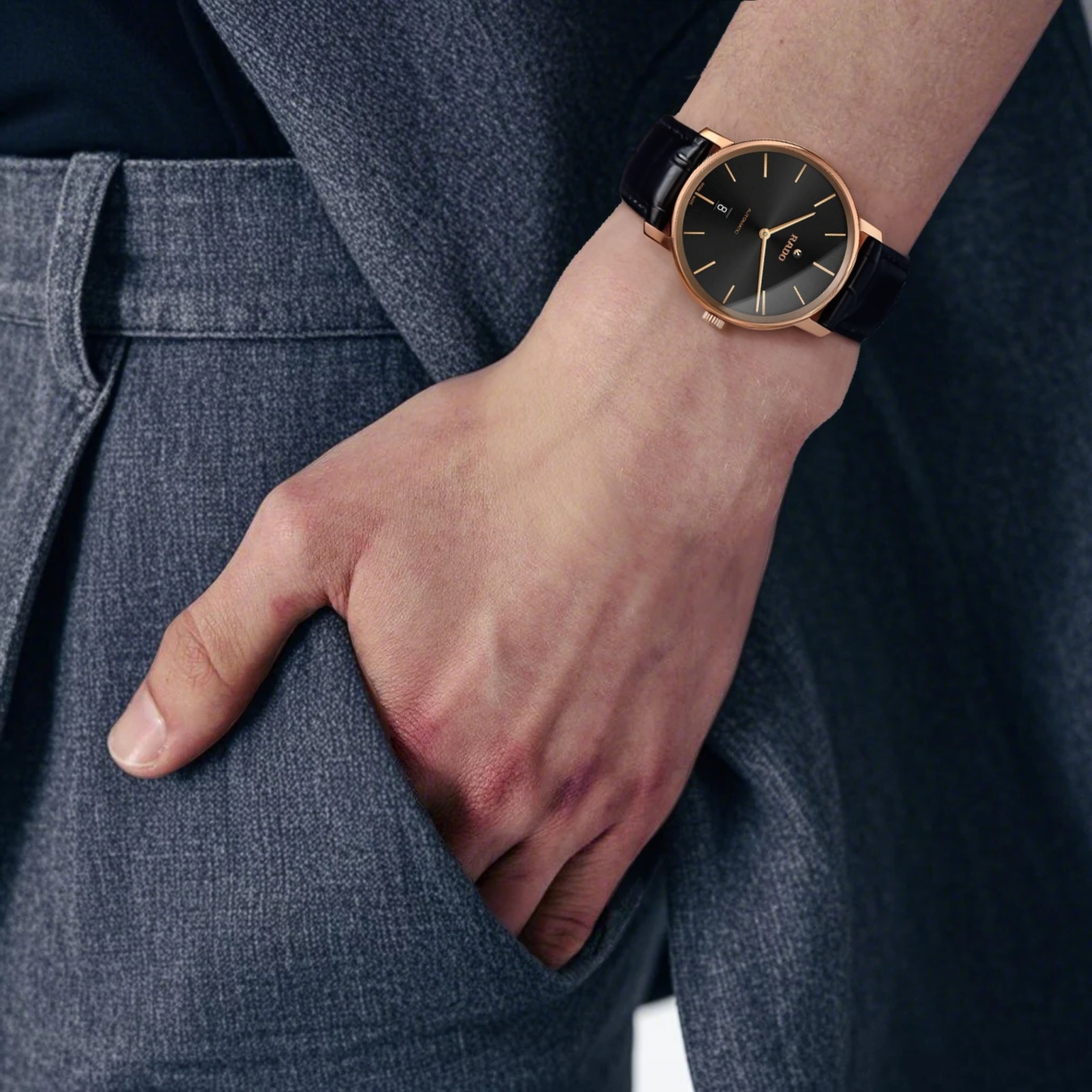 Rado 41mm Black Dial — фото 4