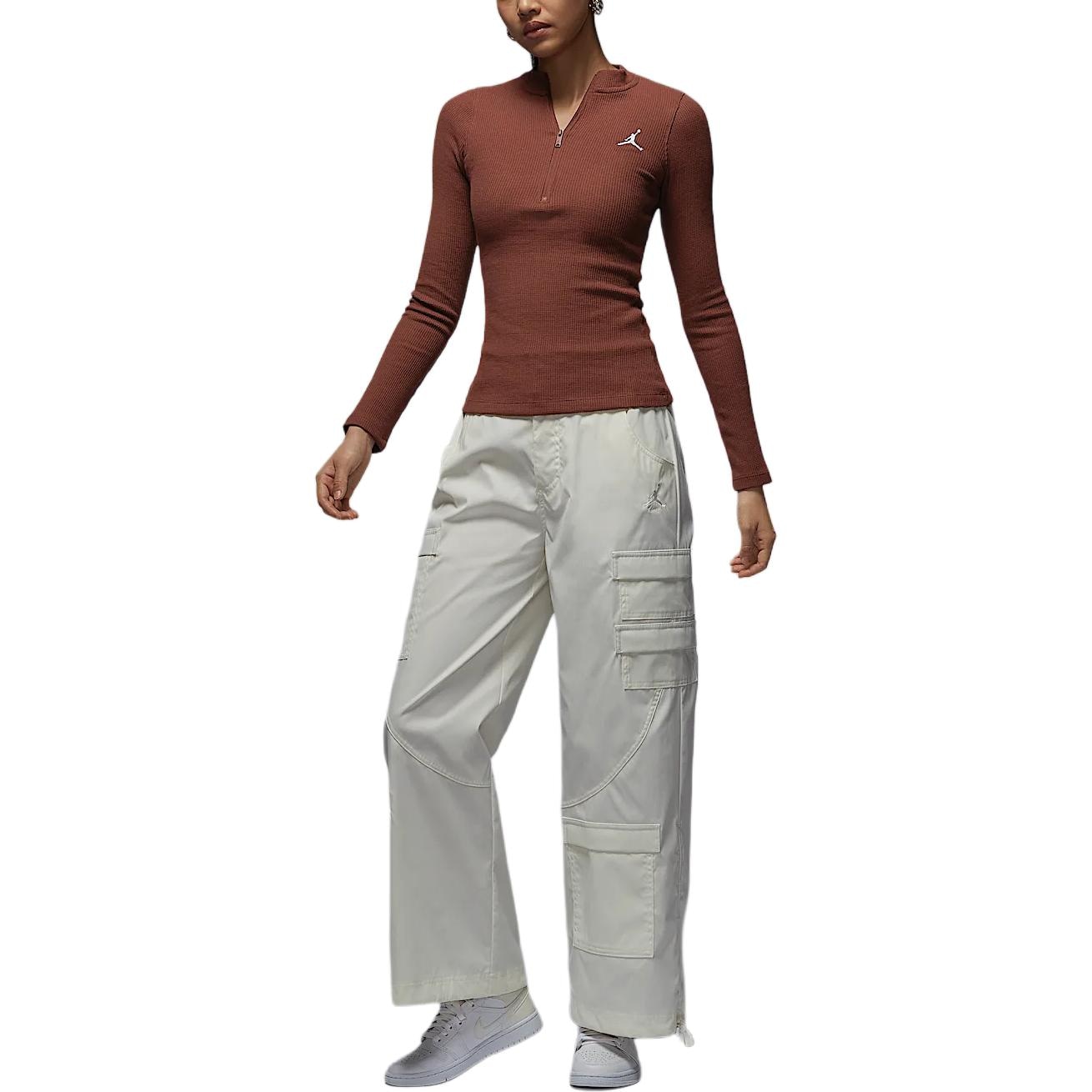 Jordan FW24 Knit Top Brown/White — фото 7