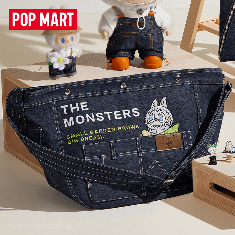 Pop Mart THE MONSTERS Denim Crossbody Bag — фото 2