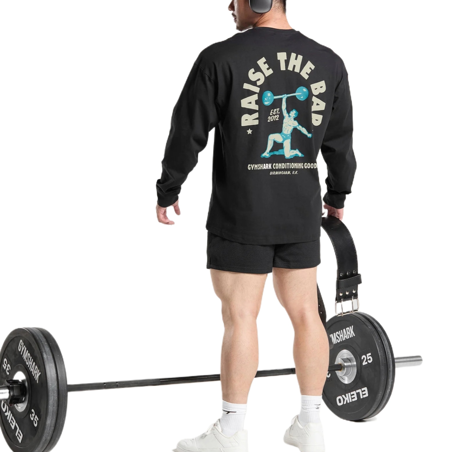 Gymshark Long Sleeve Tee Black — фото 4