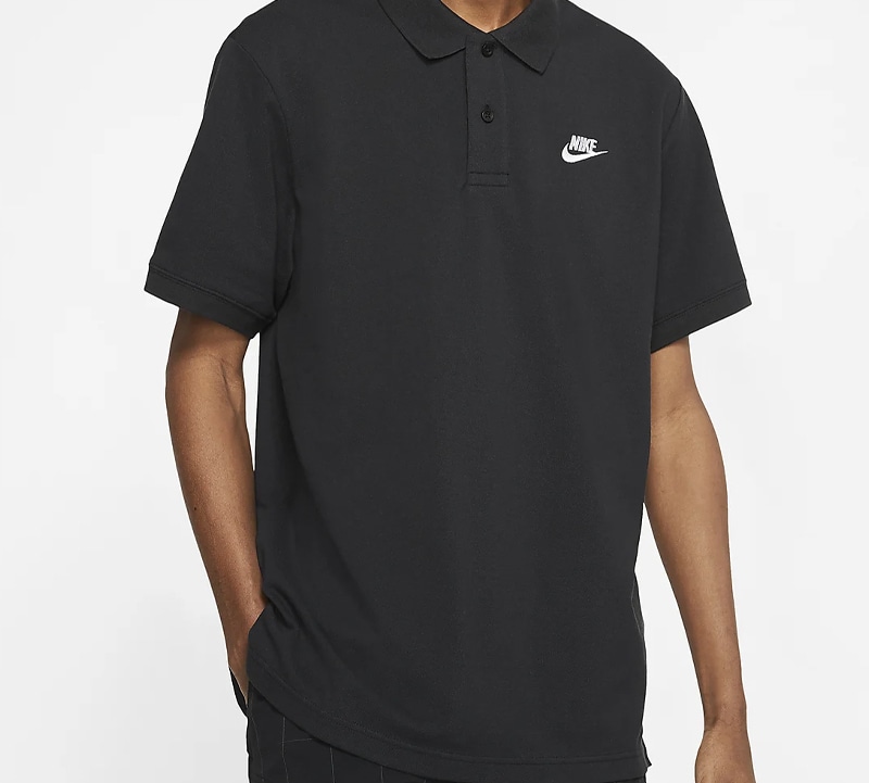 Nike Sportswear Polo Shirt Black — фото 3