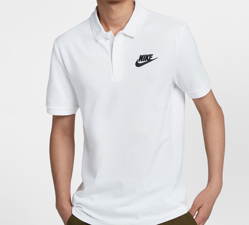 Nike Polo Shirt White — фото 2