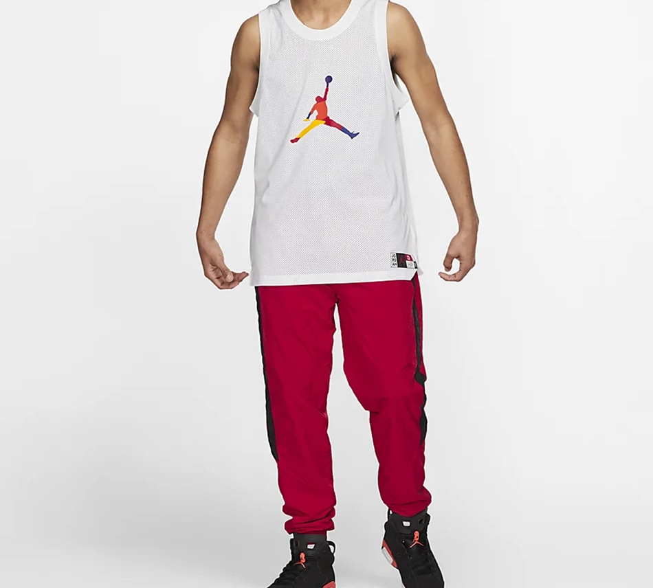 Jordan Rainbow Logo Tank Top White — фото 3