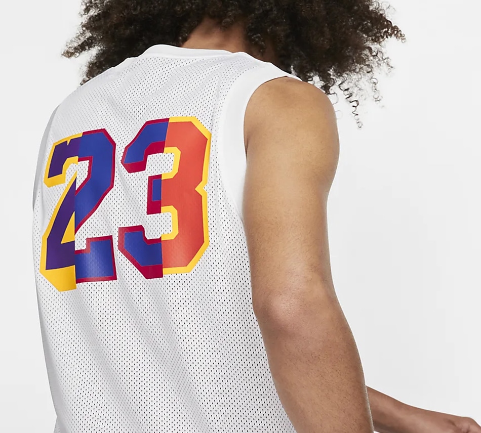 Jordan Rainbow Logo Tank Top White — фото 2