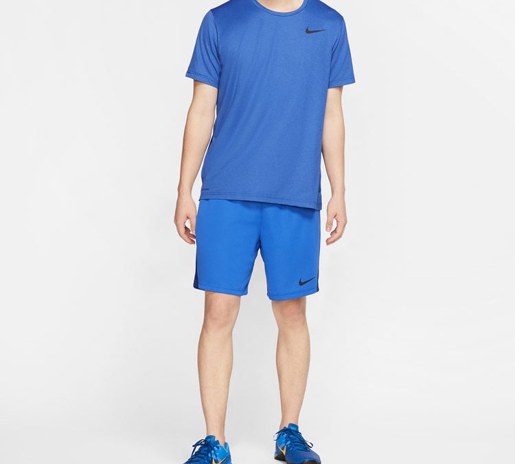 Nike Dri-FIT Training Shorts Blue — фото 6