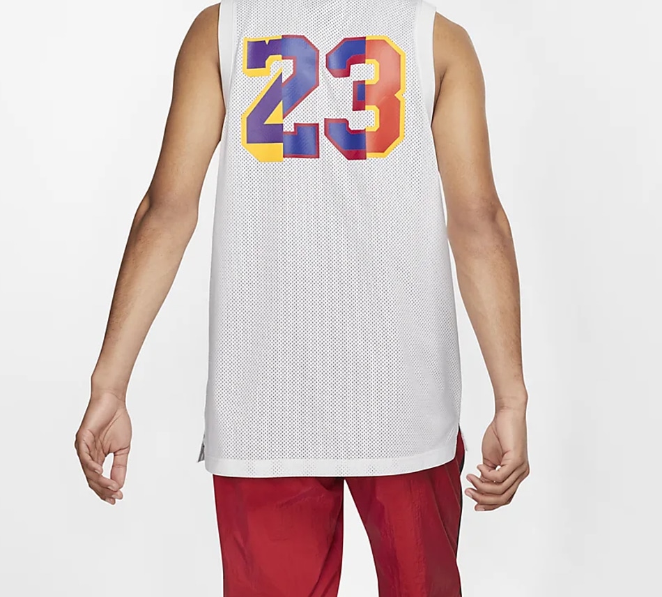 Jordan Rainbow Logo Tank Top White — фото 4