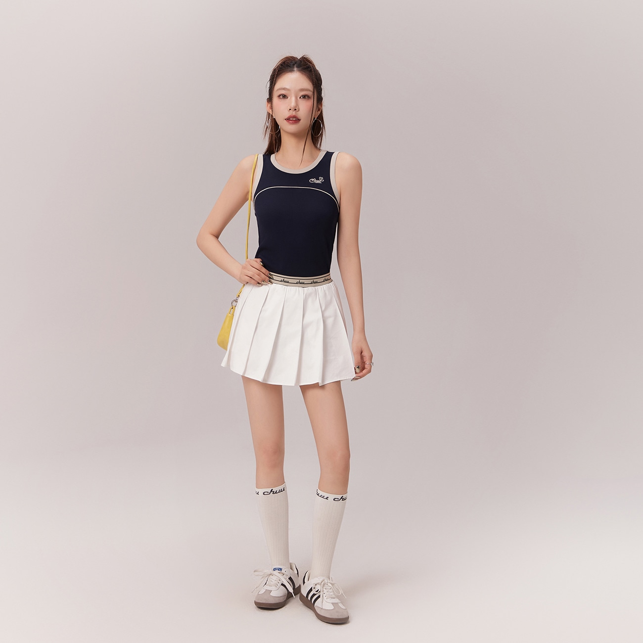 Chuu High Waist Pleated Skirt — фото 1