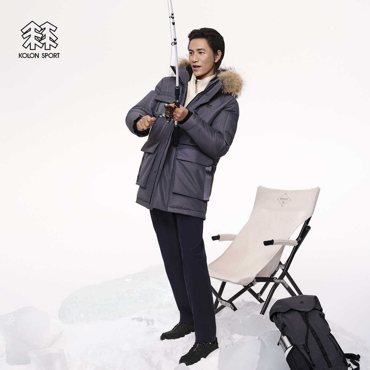 Kolon Sport OFF CAMP Antarctica Down Jacket — фото 10