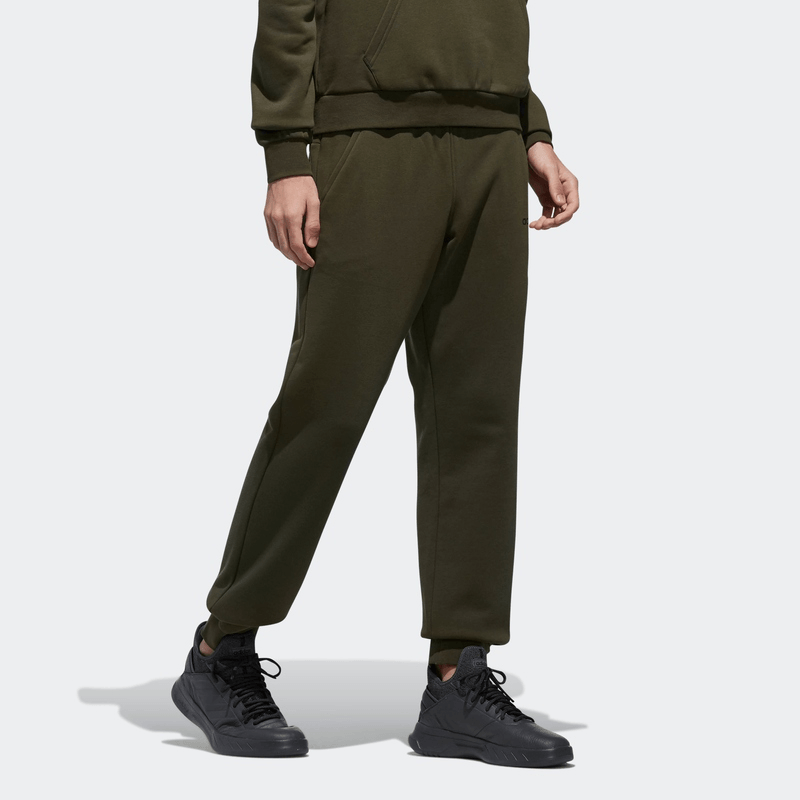 Adidas neo Casual Sweatpants Military Green — фото 4