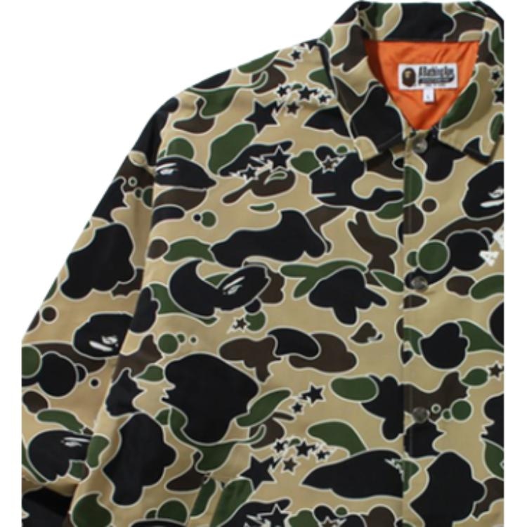 A BATHING APE BAPE STA Camo Coach Jacket — фото 7