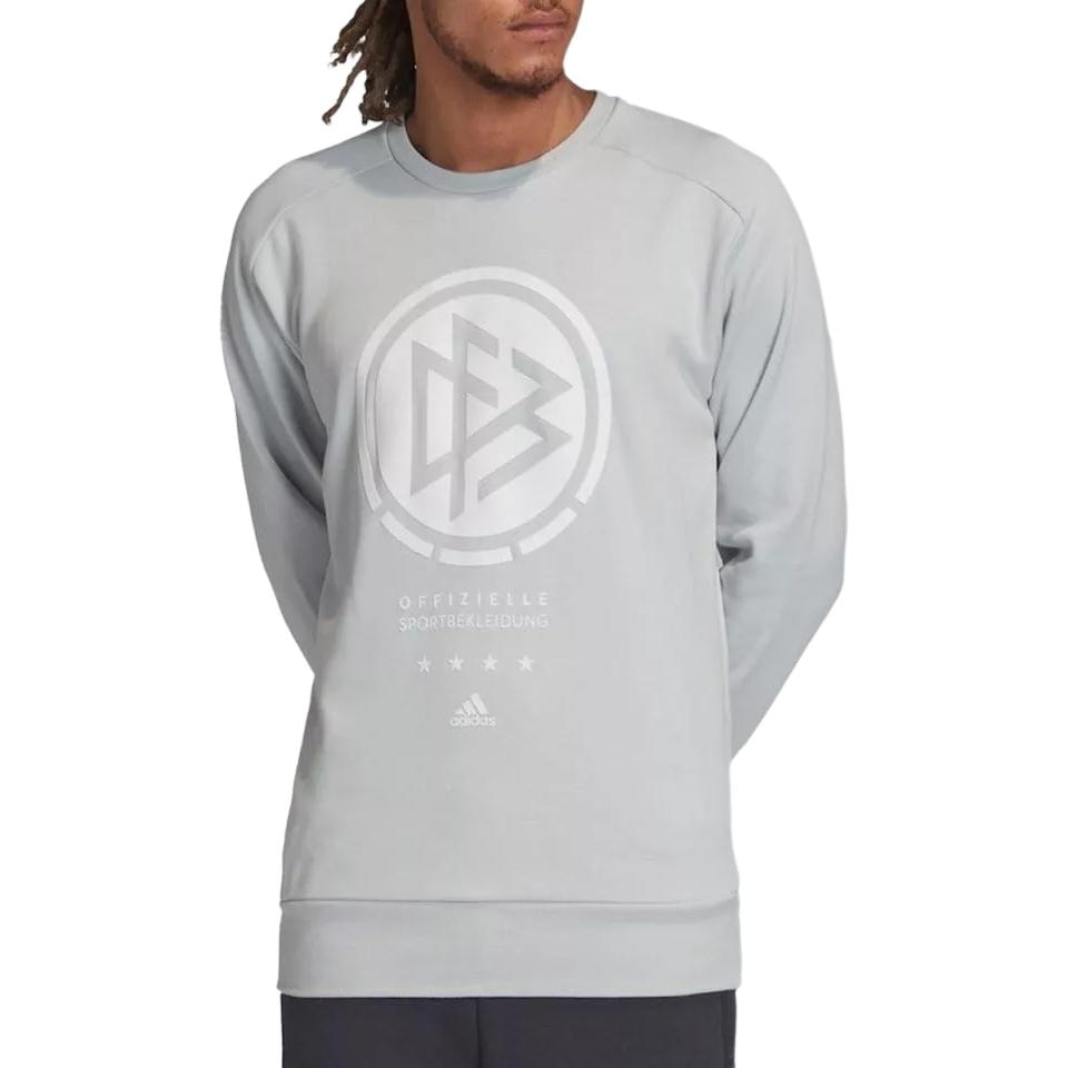 Adidas 2020 Euro Cup Crewneck Sweatshirt Silver — фото 2