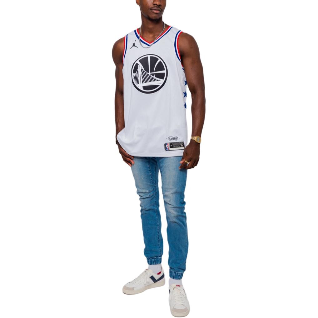 Jordan NBA All-Star Curry Jersey White — фото 5