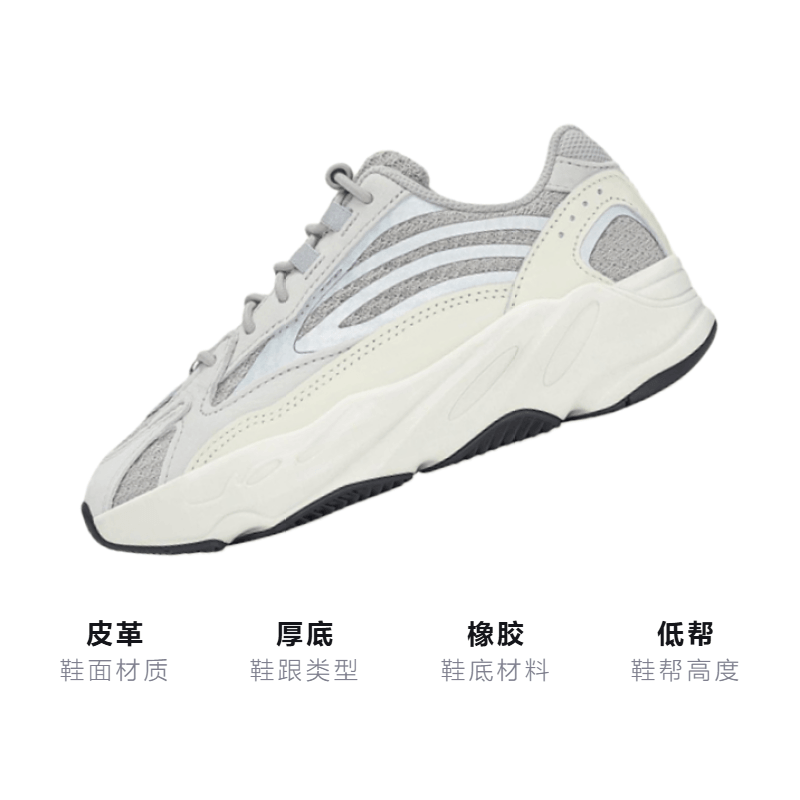 adidas originals Yeezy Boost 700 V2 "Static" — фото 2