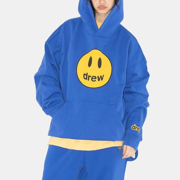 Drew House SS23 Mascot Oversized Hoodie - Mascot Royal Blue — фото 2