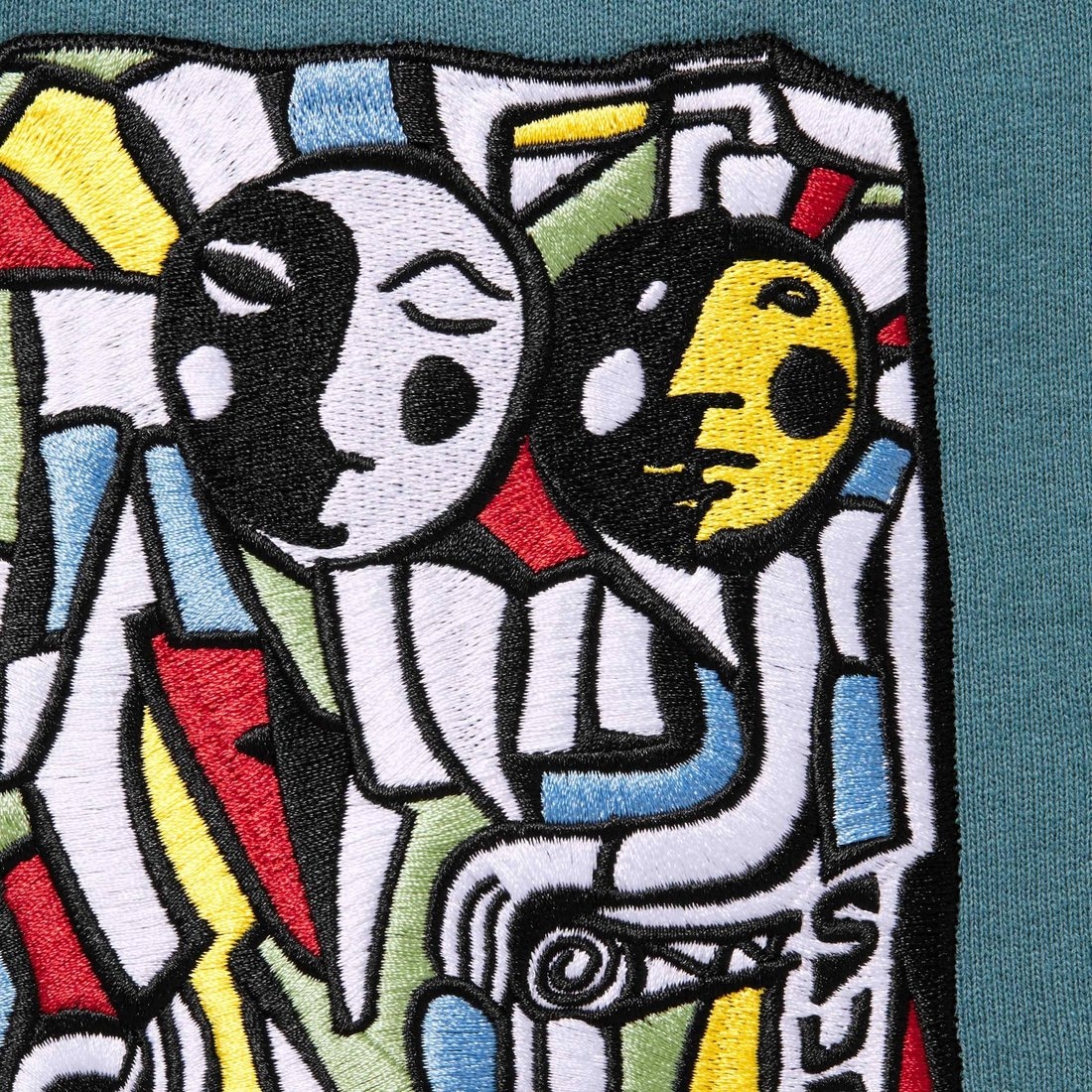 Supreme Neil Blender Mosaic Hooded Sweatshirt — фото 6