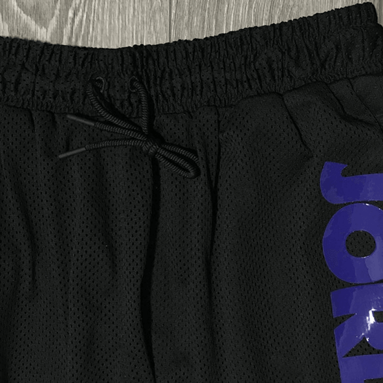 Jordan Logo Print Shorts Black — фото 5