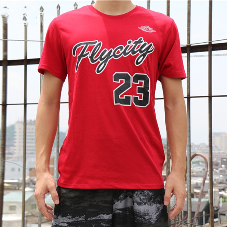Jordan Logo T-Shirt Red — фото 2