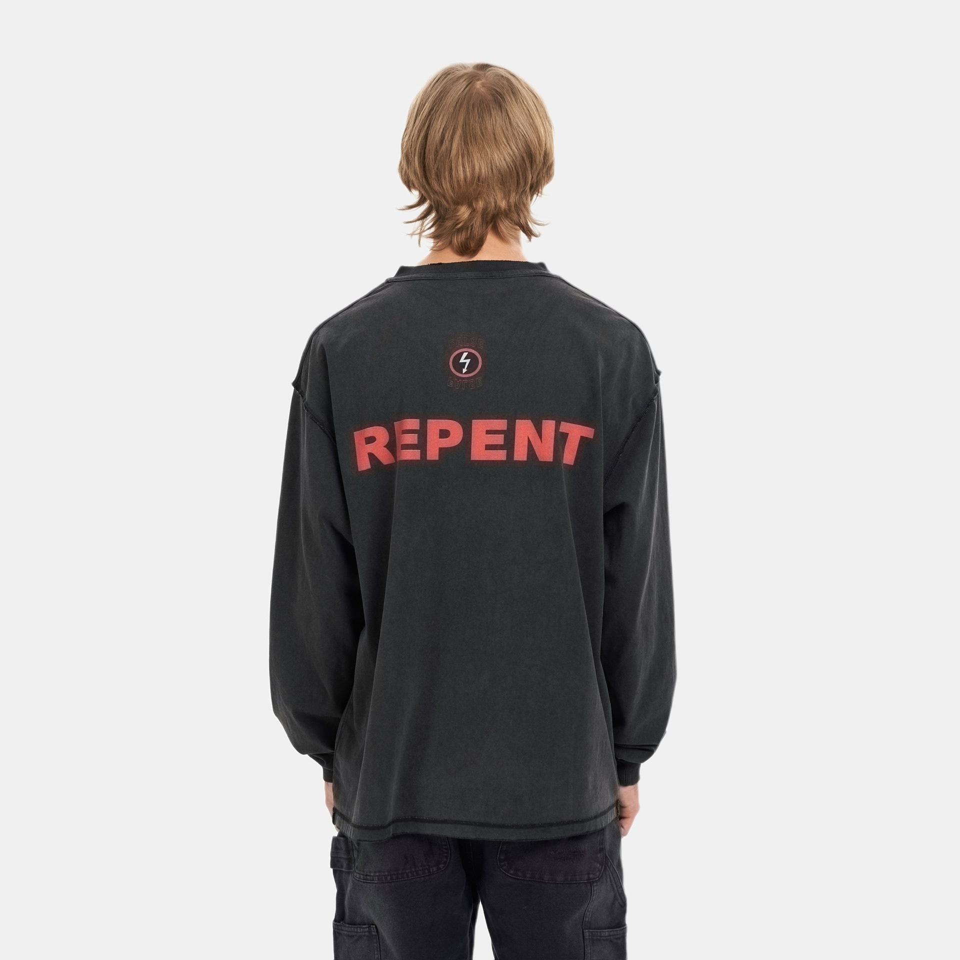 False Perception Vintage Long Sleeve Sweatshirt — фото 4