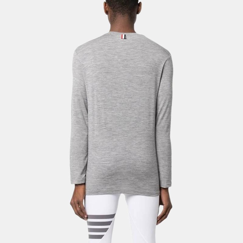 Thom Browne Sweater Light Grey — фото 4
