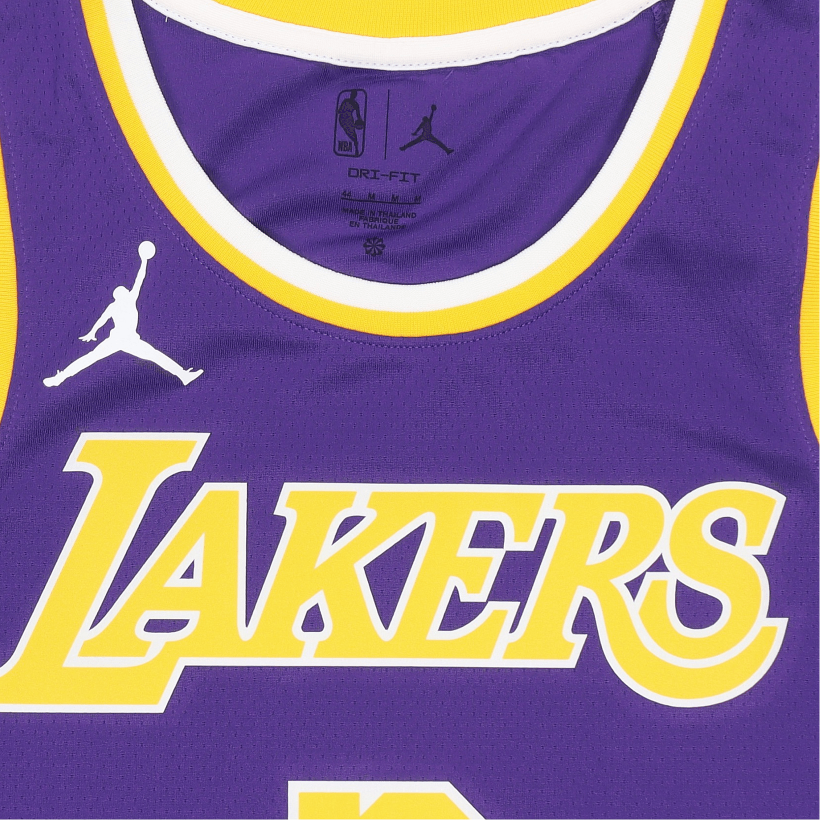 Jordan NBA Anthony Davis 3 Lakers Jersey Purple — фото 2