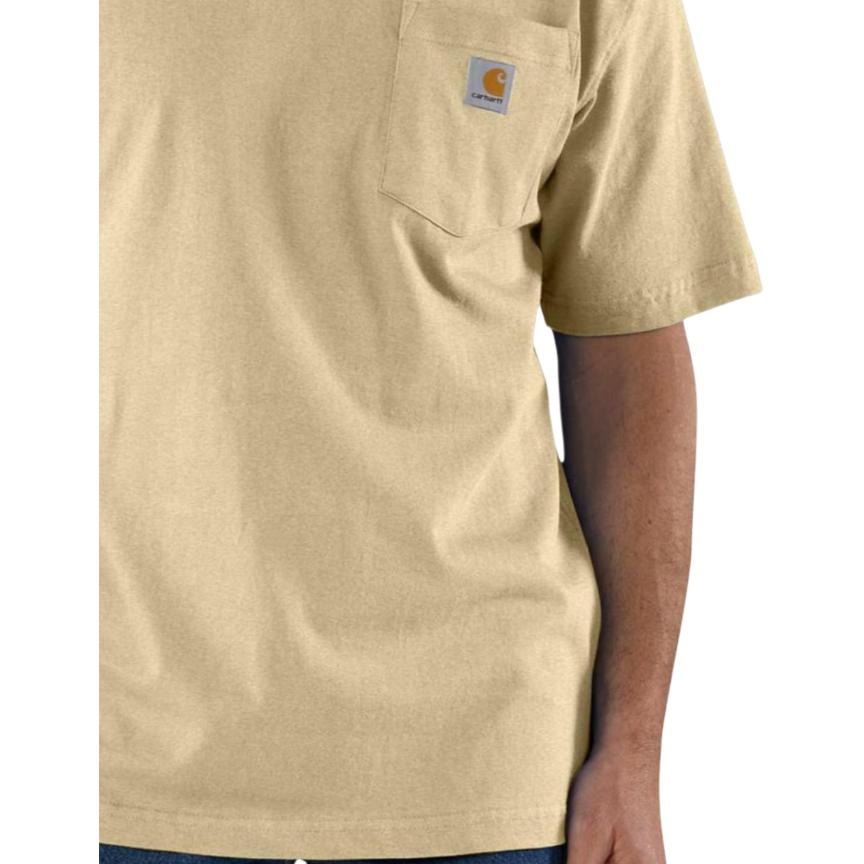Carhartt SS25 K87 Men's Loose Fit Heavyweight Short-Sleeve Pocket T-Shirt T — фото 1