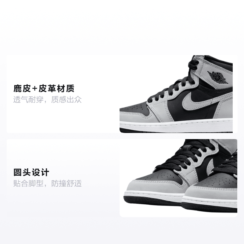 Jordan Air Jordan 1 High OG "Shadow 2.0" GS — фото 1